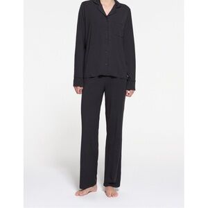 NWT SKIMS Women’s Long Sleeve Sleep Set Onyx Pajama Set - Great Christmas Gift!